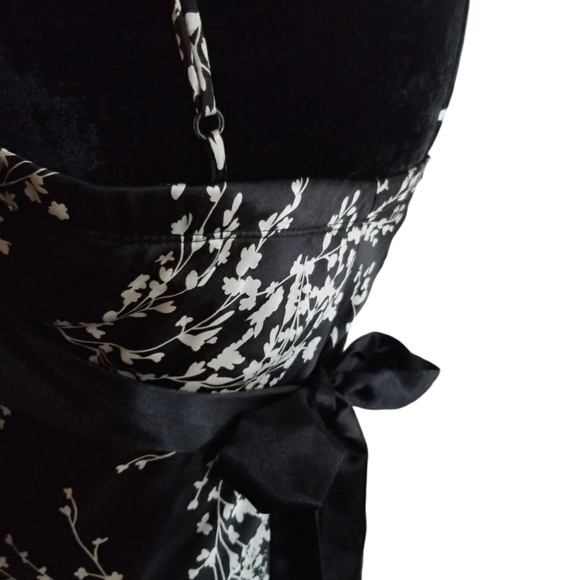 SPEECHLESS Dress Black White Midi Sleeveless Size 9 - Picture 6 of 7